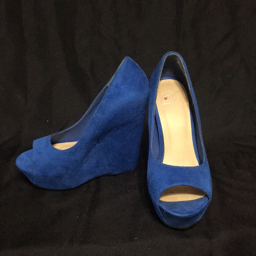 Blue heels